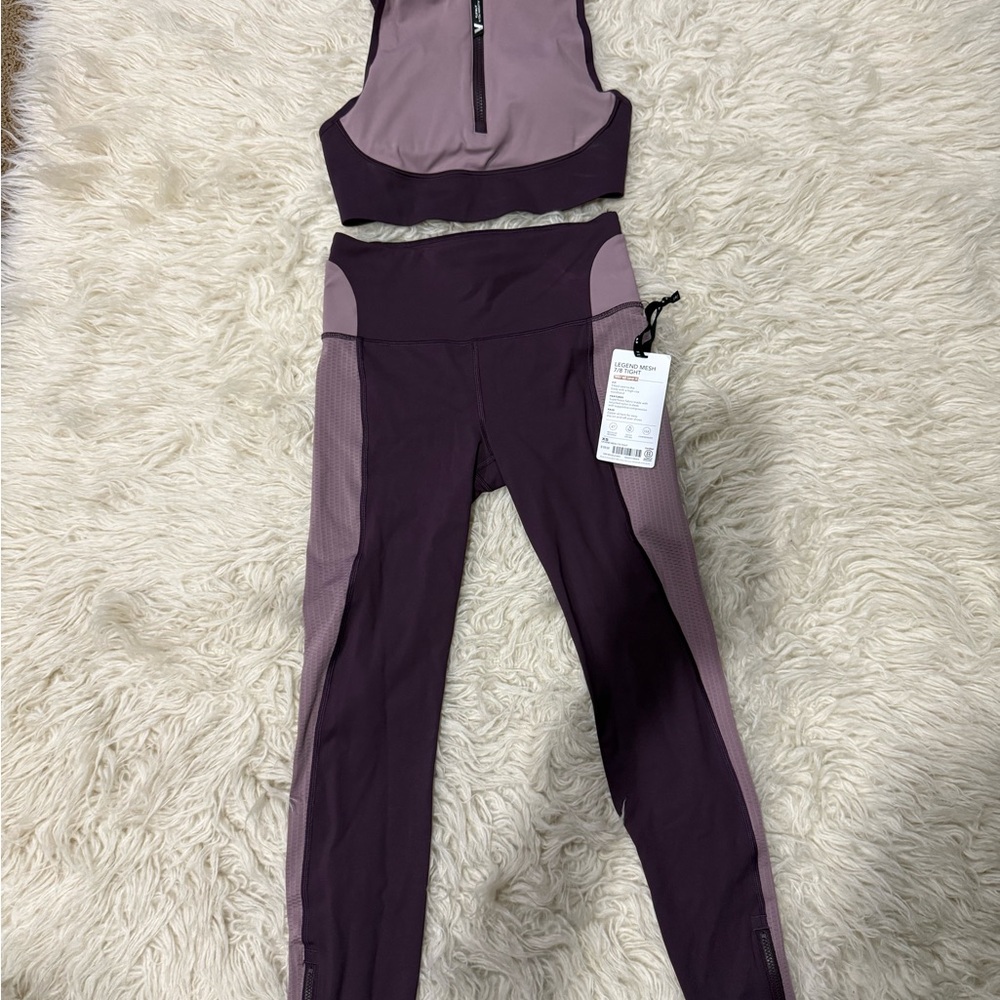 Chic Two-Tone Leggings Set